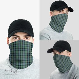 Scottish Melville Clan Tartan Neck Gaiter, Tartan Bandana, Tartan Headband, Neck Warmer