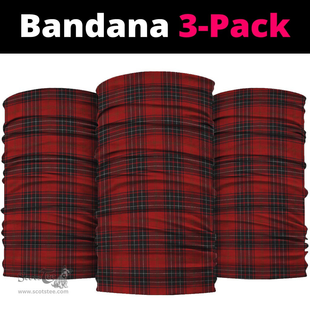 Scottish Wemyss Clan Tartan Neck Gaiter, Tartan Bandana, Tartan Headband, Neck Warmer