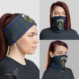 Scottish Strachan Clan Family Crest Tartan Neck Gaiter, Tartan Bandana, Tartan Headband, Neck Warmer