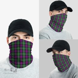 Scottish Wilson Clan Tartan Neck Gaiter, Tartan Bandana, Tartan Headband, Neck Warmer