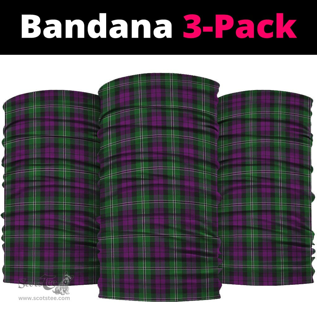 Scottish Wilson Clan Tartan Neck Gaiter, Tartan Bandana, Tartan Headband, Neck Warmer