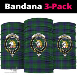 Scottish Oliphant Clan Family Crest Tartan Neck Gaiter, Tartan Bandana, Tartan Headband, Neck Warmer