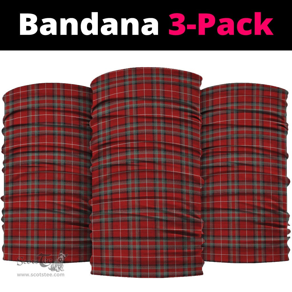 Scottish Stuart of Bute Clan Tartan Neck Gaiter, Tartan Bandana, Tartan Headband, Neck Warmer