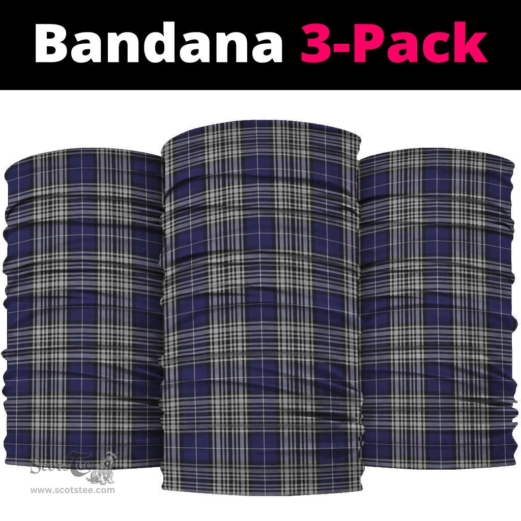Scottish Napier Clan Tartan Neck Gaiter, Tartan Bandana, Tartan Headband, Neck Warmer