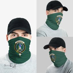 Scottish Montgomery Clan Family Crest Tartan Neck Gaiter, Tartan Bandana, Tartan Headband, Neck Warmer