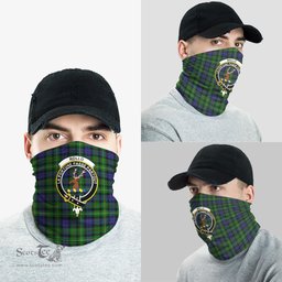 Scottish Rollo Clan Family Crest Tartan Neck Gaiter, Tartan Bandana, Tartan Headband, Neck Warmer