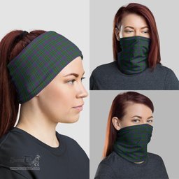 Scottish Wood Clan Tartan Neck Gaiter, Tartan Bandana, Tartan Headband, Neck Warmer