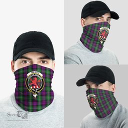 Scottish Wilson Clan Family Crest Tartan Neck Gaiter, Tartan Bandana, Tartan Headband, Neck Warmer