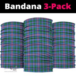 Scottish Ralston Clan Tartan Neck Gaiter, Tartan Bandana, Tartan Headband, Neck Warmer