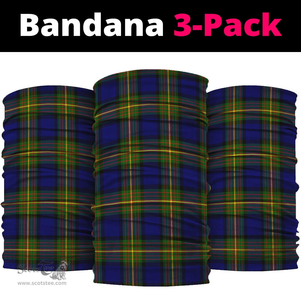 Scottish Muir Clan Tartan Neck Gaiter, Tartan Bandana, Tartan Headband, Neck Warmer