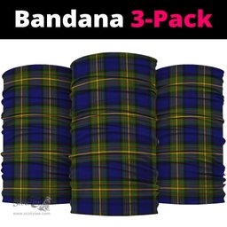 Scottish Muir Clan Tartan Neck Gaiter, Tartan Bandana, Tartan Headband, Neck Warmer