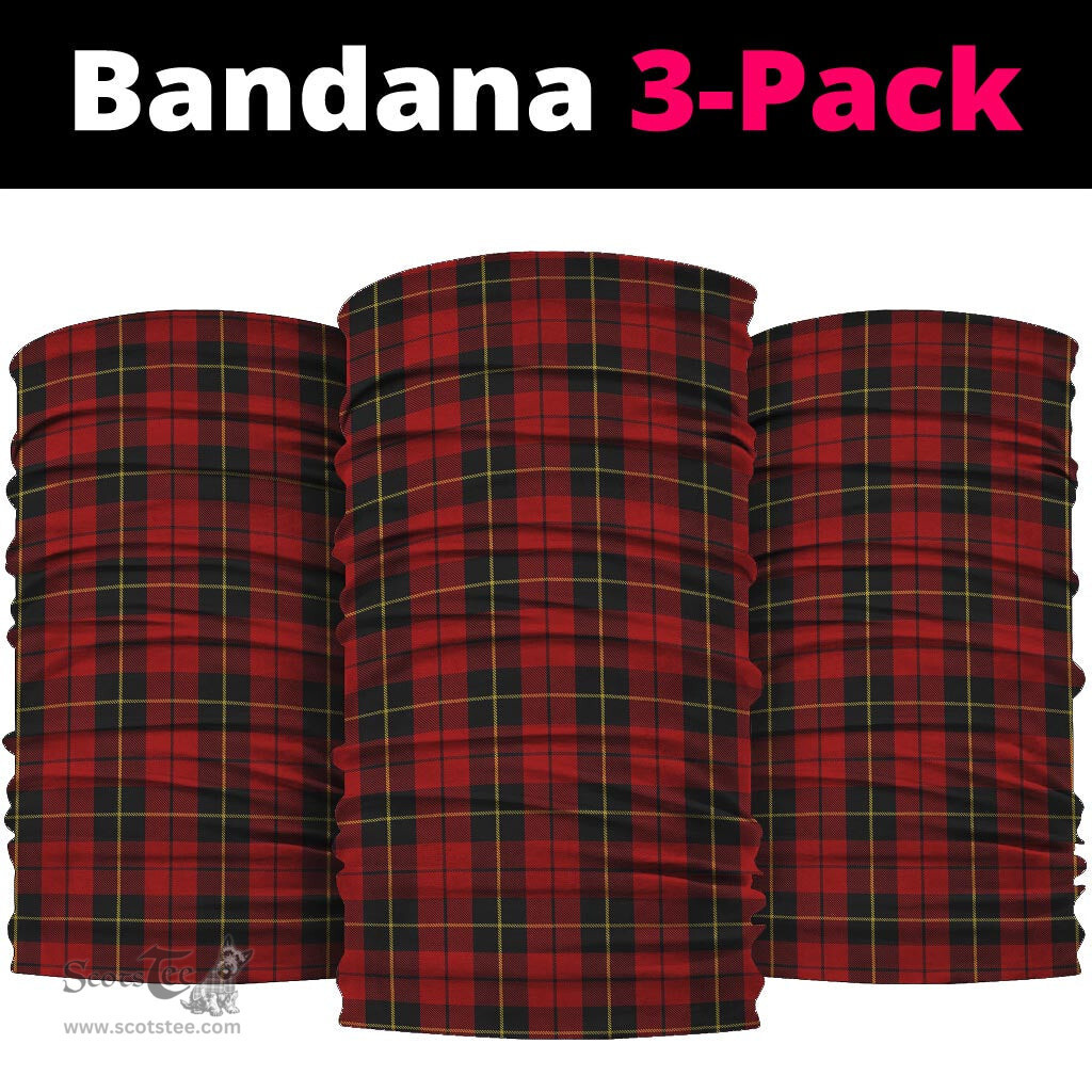Scottish Wallace Clan Tartan Neck Gaiter, Tartan Bandana, Tartan Headband, Neck Warmer