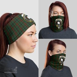 Scottish Tennant Clan Family Crest Tartan Neck Gaiter, Tartan Bandana, Tartan Headband, Neck Warmer