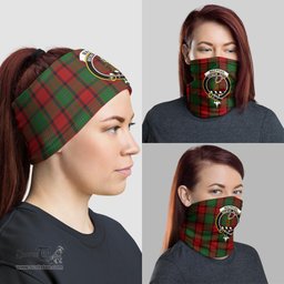 Scottish MacPhail Clan Family Crest Tartan Neck Gaiter, Tartan Bandana, Tartan Headband, Neck Warmer