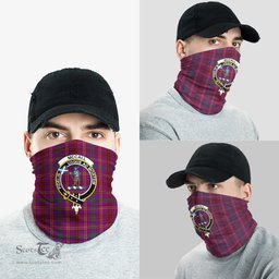 Scottish McCall (Caithness) Clan Family Crest Tartan Neck Gaiter, Tartan Bandana, Tartan Headband, Neck Warmer