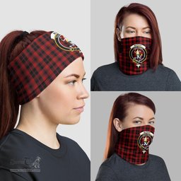 Scottish Murray of Ochtertyre Clan Family Crest Tartan Neck Gaiter, Tartan Bandana, Tartan Headband, Neck Warmer