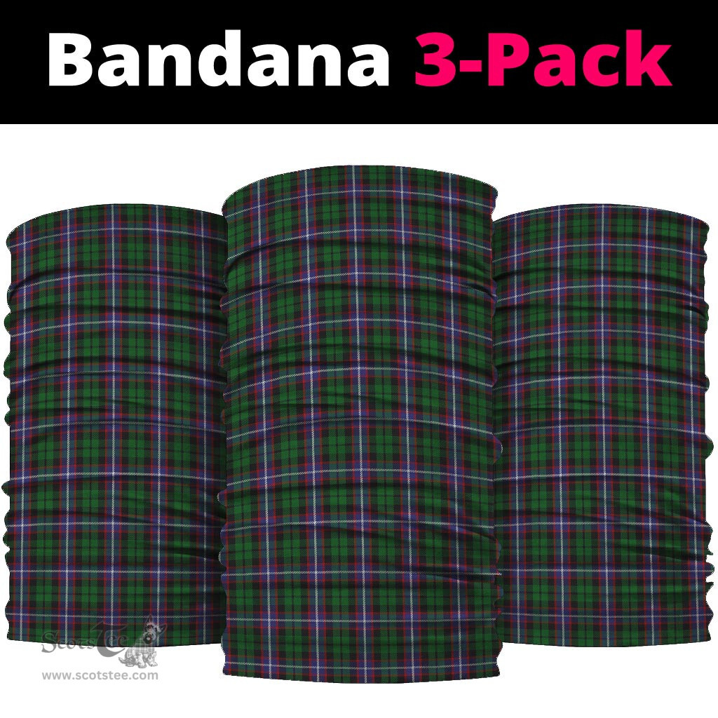 Scottish Russell Clan Tartan Neck Gaiter, Tartan Bandana, Tartan Headband, Neck Warmer