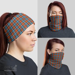 Scottish MacLachlan Ancient Clan Tartan Neck Gaiter, Tartan Bandana, Tartan Headband, Neck Warmer