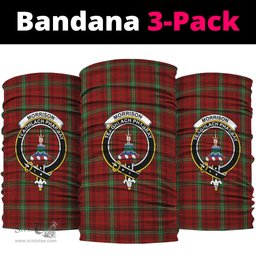 Scottish Morrison Clan Family Crest Tartan Neck Gaiter, Tartan Bandana, Tartan Headband, Neck Warmer