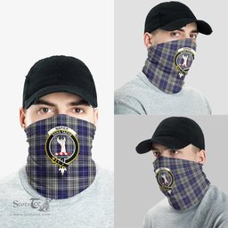 Scottish Napier Clan Family Crest Tartan Neck Gaiter, Tartan Bandana, Tartan Headband, Neck Warmer