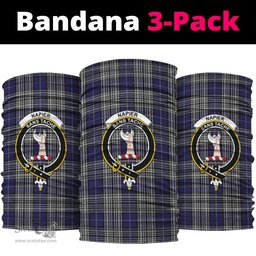Scottish Napier Clan Family Crest Tartan Neck Gaiter, Tartan Bandana, Tartan Headband, Neck Warmer