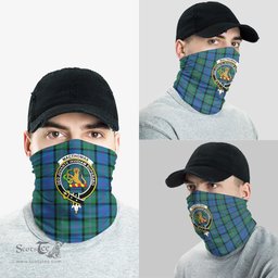 Scottish MacThomas Clan Family Crest Tartan Neck Gaiter, Tartan Bandana, Tartan Headband, Neck Warmer