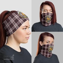 Scottish MacPherson Clan Family Crest Tartan Neck Gaiter, Tartan Bandana, Tartan Headband, Neck Warmer
