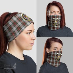 Scottish Stewart Dress Clan Family Crest Tartan Neck Gaiter, Tartan Bandana, Tartan Headband, Neck Warmer