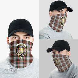 Scottish Stewart Dress Clan Family Crest Tartan Neck Gaiter, Tartan Bandana, Tartan Headband, Neck Warmer
