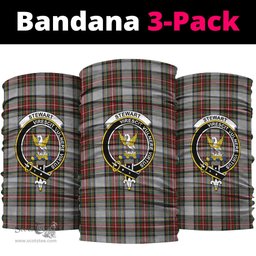 Scottish Stewart Dress Clan Family Crest Tartan Neck Gaiter, Tartan Bandana, Tartan Headband, Neck Warmer