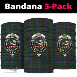 Scottish Skene Clan Family Crest Tartan Neck Gaiter, Tartan Bandana, Tartan Headband, Neck Warmer