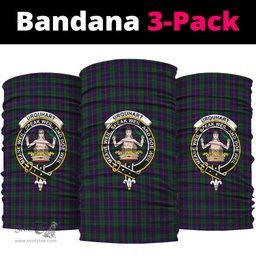 Scottish Urquhart Clan Family Crest Tartan Neck Gaiter, Tartan Bandana, Tartan Headband, Neck Warmer