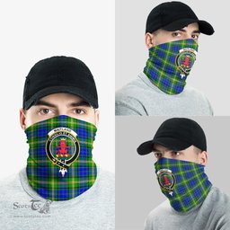 Scottish Maitland Clan Family Crest Tartan Neck Gaiter, Tartan Bandana, Tartan Headband, Neck Warmer
