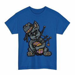 ScotsTee Shop Scottish Culloden Ancient Clan Funny Tartan Day Scottish Terrier Bagpipe T-Shirt