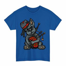ScotsTee Shop Scottish Crief District Clan Funny Tartan Day Scottish Terrier Bagpipe T-Shirt