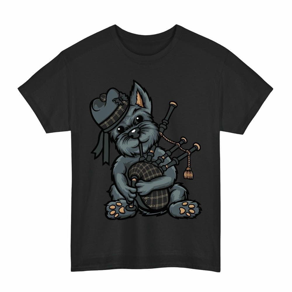 ScotsTee Shop Scottish Eternity Clan Funny Tartan Day Scottish Terrier Bagpipe T-Shirt