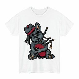 ScotsTee Shop Scottish Inverness District Clan Funny Tartan Day Scottish Terrier Bagpipe T-Shirt