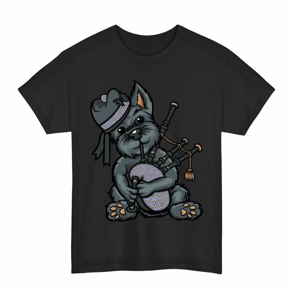 ScotsTee Shop Scottish Sir Walter Scott Clan Funny Tartan Day Scottish Terrier Bagpipe T-Shirt