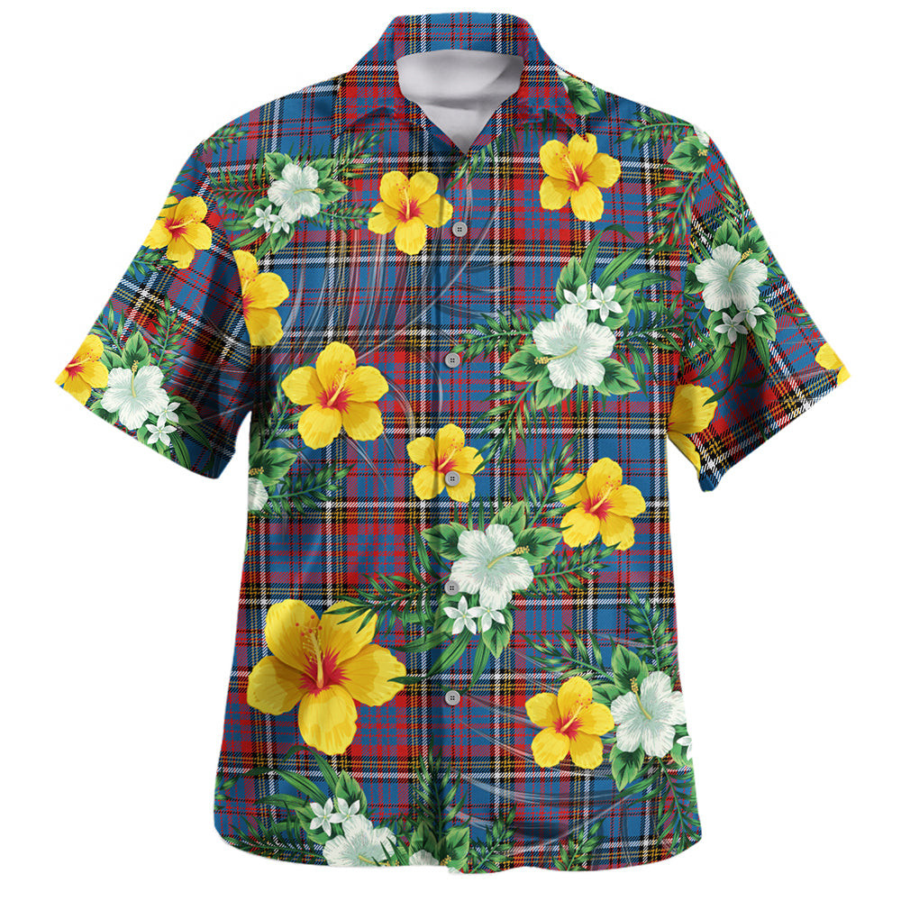 Anderson Red Clan Badge Tartan Hawaiian Shirt Summer Vibes Style