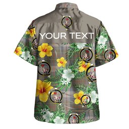 Brodie Silver (Brodie Muted) Ancient Clan Badge Tartan Hawaiian Shirt Summer Vibes Style