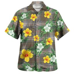 Brodie Silver (Brodie Muted) Ancient Clan Badge Tartan Hawaiian Shirt Summer Vibes Style