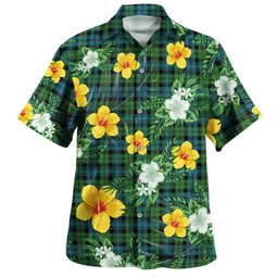 Campbell Ancient 2 Clan Badge Tartan Hawaiian Shirt Summer Vibes Style