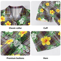 Anderson Ross Modern Clan Badge Tartan Hawaiian Shirt Summer Vibes Style