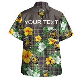 Campbell of Argyll 1815 Weathered 2 Clan Badge Tartan Hawaiian Shirt Summer Vibes Style