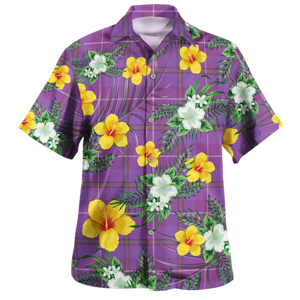 Bryson Ancient Clan Badge Tartan Hawaiian Shirt Summer Vibes Style