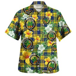 Carlisle (Carlill) Modern Clan Badge Tartan Hawaiian Shirt Summer Vibes Style