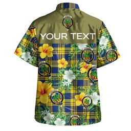 Carlisle (Carlill) Modern Clan Badge Tartan Hawaiian Shirt Summer Vibes Style