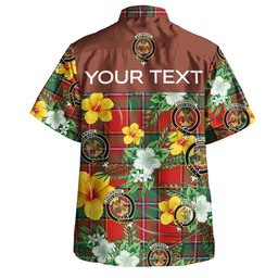 Drummond Modern Clan Badge Tartan Hawaiian Shirt Summer Vibes Style