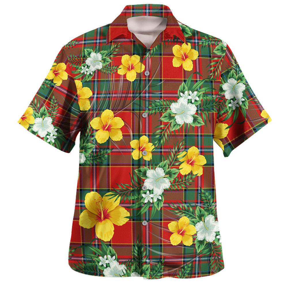 Drummond Modern Clan Badge Tartan Hawaiian Shirt Summer Vibes Style