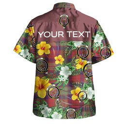 Fraser of Altyre Weathered Clan Badge Tartan Hawaiian Shirt Summer Vibes Style